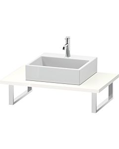 Duravit L-Cube console LC106C02222 thickness 3 cm, white high gloss, for Aufsatzbecken , variable