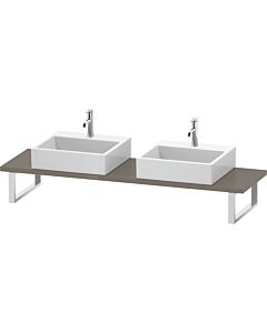 Duravit L-Cube LC105C08989 épaisseur 3 cm, gris flanelle brillant, pour Aufsatzbecken , variable