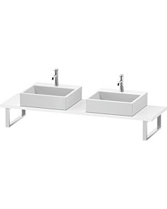 Duravit L-Cube console LC105C08585 épaisseur 3 cm, blanc haute brillance, pour Aufsatzbecken , variable