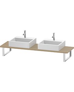 Duravit L-Cube Konsole LC105C07171 Stärke 3 cm, mediterane eiche, für Aufsatzbecken, variabel