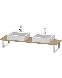 Duravit L-Cube Konsole LC105C03030 Stärke 3 cm, Eiche natur, für Aufsatzbecken, variabel