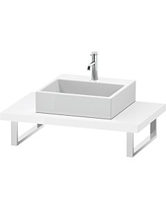 Duravit L-Cube console LC102C08585 épaisseur 4,5 cm, blanc haute brillance, pour Aufsatzbecken , variable
