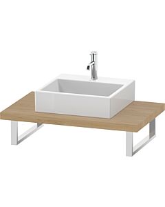 Duravit L-Cube Konsole LC102C03030 Stärke 4.5 cm, Eiche natur, für Aufsatzbecken, variabel