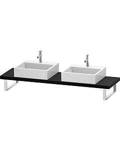 Duravit L-Cube LC101C01616 épaisseur 4,5 cm, chêne noir, pour Aufsatzbecken , variable