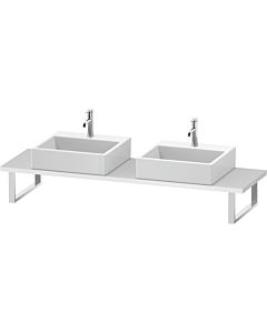 Duravit DuraStyle console DS105C01818 for Aufsatzbecken , 2 cut-outs, thickness 3 cm, matt white
