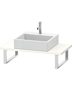 Duravit DuraStyle Konsole DS104C02222 für Aufsatzbecken, 1 Ausschnitt, Stärke 3 cm, weiß hochglanz