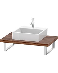 Duravit DuraStyle Konsole DS102C07979 für Aufsatzbecken, 1 Ausschnitt, Stärke 4.5 cm, Nussbaum natur