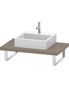 Duravit DuraStyle Konsole DS102C07575 für Aufsatzbecken, 1 Ausschnitt, Stärke 4.5 cm, Leinen