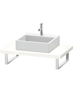 Duravit DuraStyle Konsole DS102C02222 für Aufsatzbecken, 1 Ausschnitt, Stärke 4.5 cm, weiß hochglanz