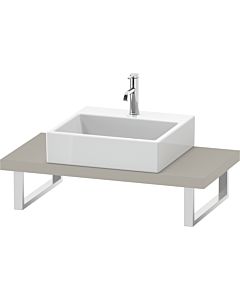 Duravit DuraStyle Konsole DS100C09191 für Aufsatzbecken, 1 Ausschnitt, Stärke 4.5 cm, Taupe