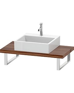 Duravit DuraStyle Konsole DS100C07979 für Aufsatzbecken, 1 Ausschnitt, Stärke 4.5 cm, Nussbaum natur