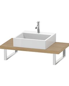 Duravit DuraStyle Konsole DS100C03030 für Aufsatzbecken, 1 Ausschnitt, Stärke 4.5 cm, Eiche natur