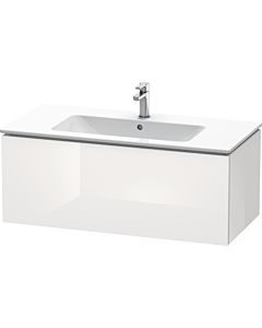 Duravit L-Cube Waschtischunterbau LC614208585 Weiß Hochglanz, 102x40x48,1cm, 1 Auszug