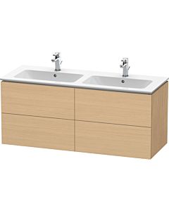 Duravit L-Cube vanity unit LC625903030 129x48.1x55cm, 4 drawers, wall-mounted, natural oak