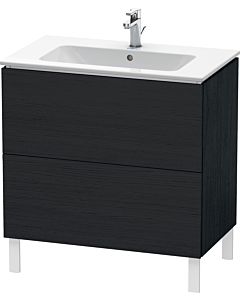 L-Cube Duravit vasque LC662601616 82 x 48, match2 cm, chêne noir, 2 2000