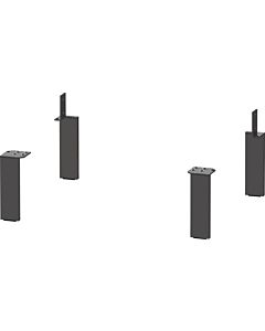 Duravit Brioso Sockelfuß BR979404949, 4 Stück  Graphit Matt lackiert