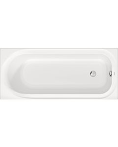 Duravit Soleil by Starck rectangular bath 700499000000000 160 x 70 x 46.9 cm, built-in version, with a sloping back, white