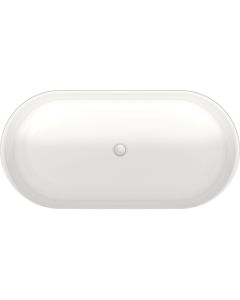 Duravit Soleil by Starck bain 700516000000000 160 x 80 x 60 cm, autoportant, avec deux dossiers inclinés, blanc