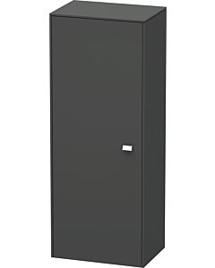 Duravit Brioso Halbhochschrank Individual 91-133cm BR1341L1049, Graphit Matt, Tür links, Griff Chrom