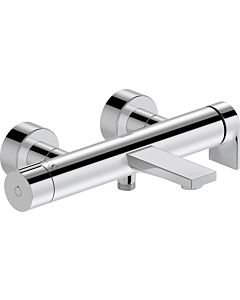 Duravit Tulum Wannenarmatur TU5230000010 Aufputz, S-Anschlüsse, mit Umstellventil, chrom