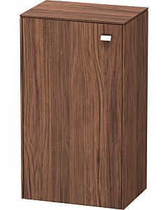 Duravit Brioso Halbhochschrank Individual 61-91cm BR1340L1021, Nussbaum Dunkel/Chrom, Tür links
