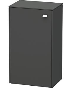 Duravit Brioso Halbhochschrank Individual 61-91cm BR1340L1049, Graphit Matt, Tür links, Griff Chrom