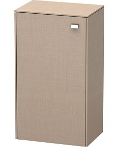 Duravit Brioso Halbhochschrank Individual 61-91cm BR1340L1075, Leinen, Tür links, Griff Chrom