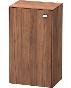 Duravit Brioso Halbhochschrank Individual 61-91cm BR1340L1079, Nussbaum Natur/Chrom, Tür links