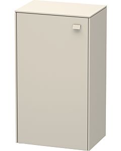 Duravit Brioso Halbhochschrank Individual 61-91cm BR1340L9191, Taupe, Tür links