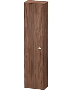 Duravit Brioso Hochschrank Individual 133-201cm BR1342L1021, Nussbaum Dunkel/Chrom, Tür links