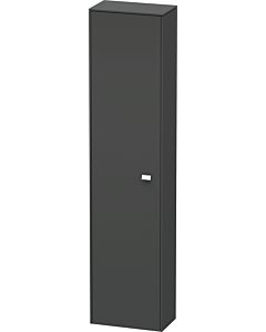 Duravit Brioso Hochschrank Individual 133-201cm BR1342L1049, Graphit Matt, Tür links, Griff Chrom