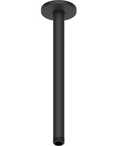 Duravit bras de douche UV0670026046 300 mm, noir mat, raccordement au plafond, rond
