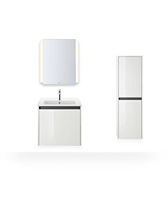 Duravit ME by Starck Möbelwaschtisch 2336630000 63 x 49 cm, weiß, 1 Hahnloch, mit Überlauf