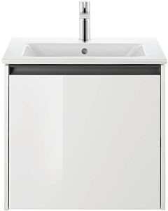 Duravit Me by Starck Möbel-Waschtisch 23366332001 63 x 49 cm, weiß seidenmatt, WonderGliss, mit Hahnloch