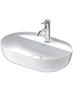 Duravit Luv Aufsatzwaschtisch 03806000001 weiß wondergliss,60x40cm,geschliffen,mit Hahnloch