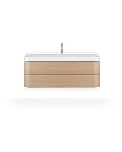 Duravit Happy D.2 Plus vanity HP4349O71710000 117.5x49cm, 2 drawers, 2000 hole, Mediterranean oak