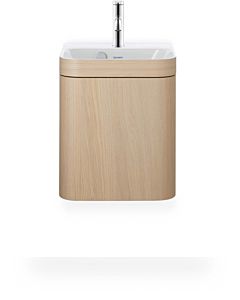 Duravit Happy D.2 Plus meuble sous-lavabo HP4633O71710000 40x36cm, porte 2000 , charnière à gauche, avec trou pour robinet, chêne méditerranéen