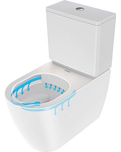 Duravit by Starck washdown WC combination 2011090000 37x65cm, 4.5 l, rimless, white