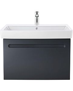 Duravit non. 2000 23758000002 80x46cm, avec trou pour robinetterie, trop-plein, rangée de trous pour robinetterie, blanc