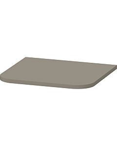 Duravit Happy D.2 Plus plaque de recouvrement HP030009292 40,3x36,4cm, pour armoires mi-hautes, finition satinée gris pierre