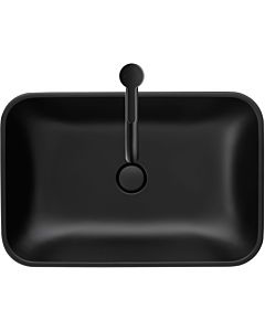 Duravit Happy D.2 lavabo 23596013001 60 x 40 cm, la terre, sans trou de coulée, trop - plein, de robinetterie, anthracite mat WonderGliss