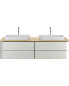Duravit Happy D.2 washbasin 23596000001 60 x 40 cm, ground, without tap hole, overflow, tap platform, white WonderGliss