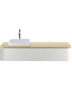Duravit Happy D.2 HP4942L3939 35,4 x 130 x 55 cm, 2000 , pour Aufsatzbecken , gauche, nordic blanc mat