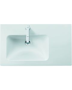Duravit Me by Starck Furniture washbasin 2345833260 83x49cm, basin left, with overflow, white satin finish