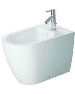Duravit Me by Starck pied Bidet 2289103200 37 x 60 cm, avec trou pour robinetterie, avec trop-plein, avec plage de robinetterie, blanc mat