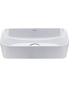 Duravit Cape Cod washbasin 2340432600 43x43cm, without tap hole, overflow, tap hole bank, white/white satin matt