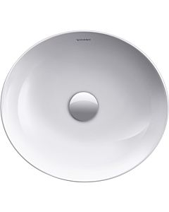Duravit Cape Cod Aufsatz-Waschbecken 2328402600 40x36cm, Weiß/Weiß Seidenmatt