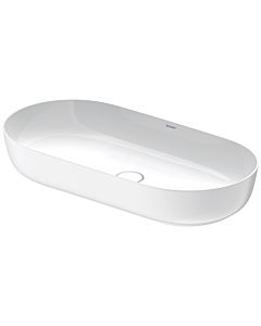 Duravit Luv Aufsatzwaschtisch 0379802600 weiß/weiß Seidenmatt, 80x40cm, geschliffen