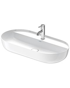 Duravit Luv Aufsatzwaschtisch 0380800000 weiss, 80x40cm, geschliffen, mit Hahnloch