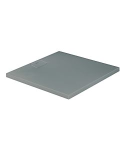 Duravit Quadrat-Duschwanne 720167180000000 100 x 100 x 5 cm, Beton grau